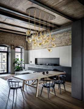 IKEBANA 16 - Blown glass pendant lamp by MULTIFORME - view 3