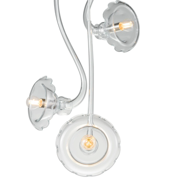 IKEBANA 3 - Blown glass pendant lamp by MULTIFORME - view 3