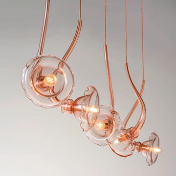 IKEBANA 5 - Blown glass pendant lamp by MULTIFORME - view 3