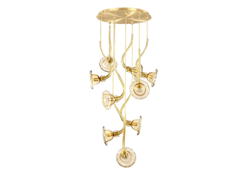 IKEBANA 9 - Blown glass pendant lamp by MULTIFORME - view 2