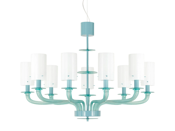 TRIBECA - Murano glass chandelier by MULTIFORME - view 2