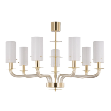 TRIBECA - Murano glass chandelier by MULTIFORME - view 3