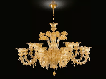 REGALE - Handmade Murano glass chandelier by MULTIFORME - view 2
