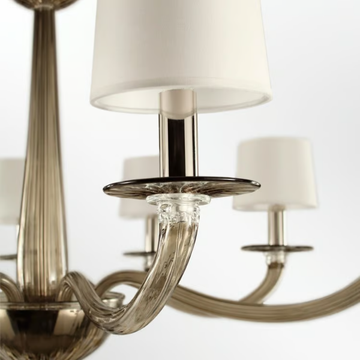 SERENADE - Murano glass chandelier by MULTIFORME - view 3