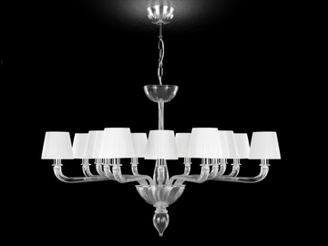 COCO - Handmade Murano glass chandelier by MULTIFORME - view 2