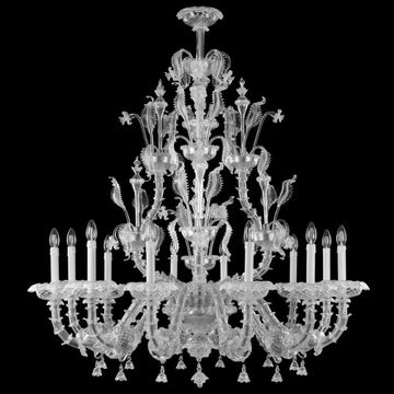 CAESAR - Handmade Murano glass chandelier by MULTIFORME - view 3
