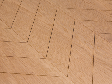 CARVING CHEVRON I - VULC. MEDIUM WHITE - Oak flooring by Mafi - view 2