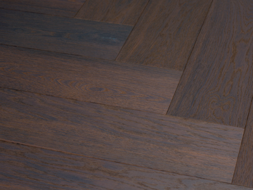 NERO OAK VULCANO 90° - WHITE OIL - Oak flooring by Mafi - view 3