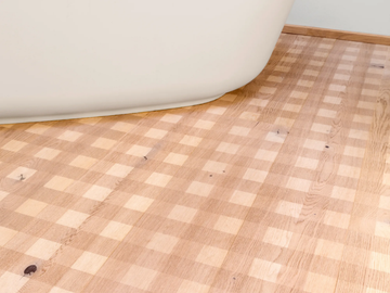 OAK COUNTRY CARVING CHECK I - WHITE - Oak wall/floor tiles by Mafi - view 2