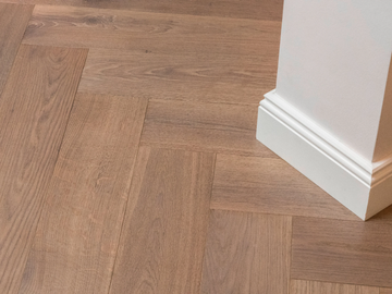 OAK VULCANO MEDIUM 90° - WHITE OIL - Oak flooring by Mafi - view 2