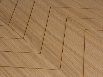 ROVERE SENZA NODI CHEVRON I - GRIGIO - Oak flooring by Mafi - view 2