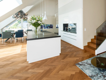 OAK VULCANO MEDIUM 90° - NATURAL OIL - Oak flooring by Mafi - view 3