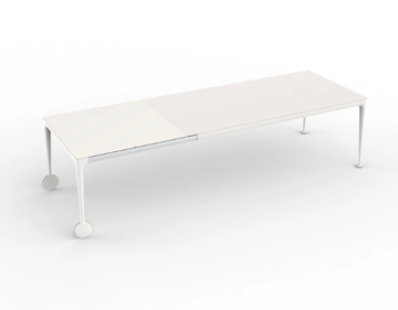 BIG WILL - Extending aluminium table with wooden or gres top by Magis - view 3