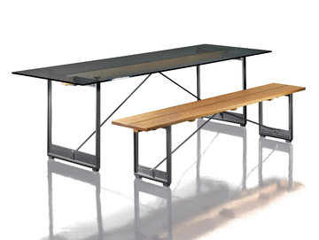 BRUT - Rectangular table by Magis - view 3
