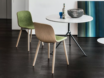TROY - Chair with covered in Kvadrat by Magis - view 2