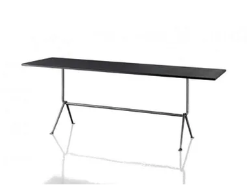 OFFICINA - Rectangular galvanized plate table by Magis - view 2
