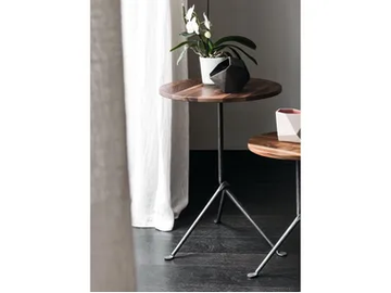 OFFICINA - Round walnut table by Magis - view 2