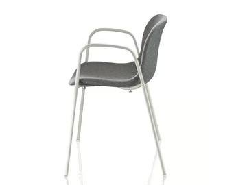 TROY - Upholstered chair with armrests by Magis - view 2