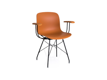 TROY - Polycarbonate chair with armrests by Magis - view 2