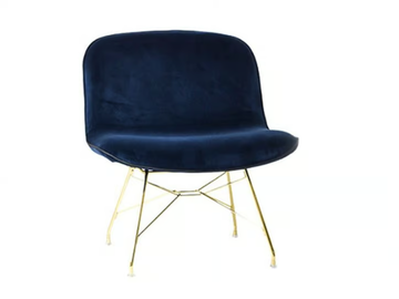 TROY - Upholstered velvet low chair by Magis - view 2