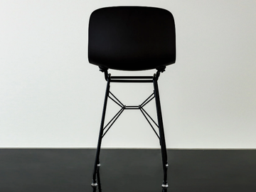 TROY - Low polypropylene stool with back by Magis - view 2