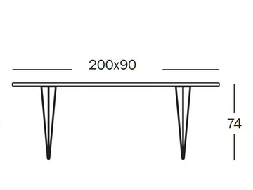 XZ3 - Rectangular MDF table by Magis - view 3