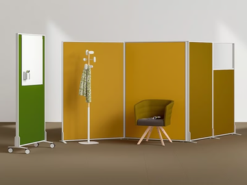 ISOLA - Freestanding mobile modular office screen by Manade - view 2