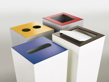 PICK'UP - Steel waste paper bin for waste sorting by Manade - view 2
