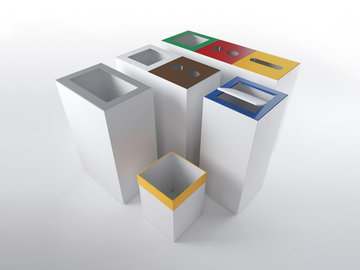 PICK'UP - Steel waste paper bin for waste sorting by Manade - view 3