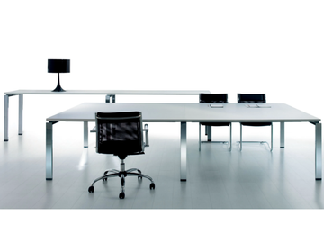 CLICK - Rectangular meeting table by Manerba - view 2