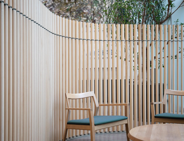 GIUNCO - Wooden room divider by Manerba - view 3