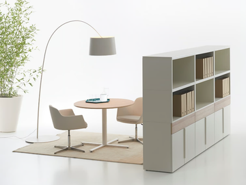 K-BOX - Modular office storage unit with hinged doors by Manerba - view 2