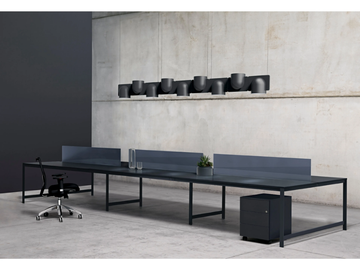K-WORD - Rectangular office desk with overbridge by Manerba - view 2