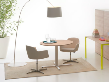 K-WORD - Round wooden table by Manerba - view 2