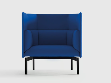 KOKORO - Fabric armchair high-back by Manerba - view 2