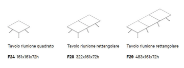 REVO - Rectangular glass meeting table by Manerba - view 3