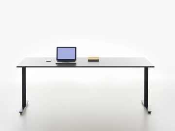 T-LEG - Wooden office desk / meeting table by Manerba - view 3