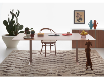 T-LEG - Wooden office desk / meeting table by Manerba - view 2