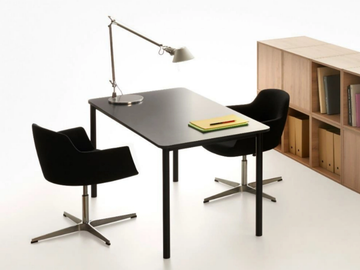 EASY - Rectangular wooden office desk by Manerba - view 2
