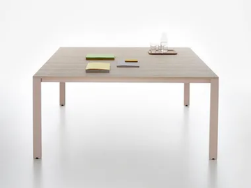 K-WORD - Square wooden meeting table by Manerba - view 2
