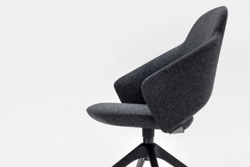 ICON 7150 - Swivel trestle-based fabric office chair by Mara - view 3