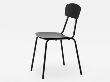 SIMPLE OUTDOOR - Stackable metal chair by Mara - view 2