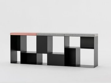 B302 BENCH - Low steel office shelving by Mara - view 2