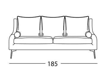 LARSEEN - 3 seater leather sofa by Marac - view 3