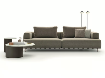 AVALON PLUS - 2 seater fabric sofa with removable cover by Marac - view 3