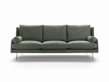 LARSEEN - 3 seater leather sofa by Marac - view 2