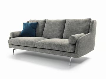 LARSEEN - 3 seater fabric sofa with removable cover by Marac - view 2