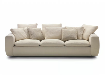 NEMO - 3 seater fabric sofa with removable cover by Marac - view 2
