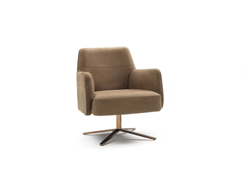 CLIPPER - Swivel armchair with armrests by Marelli - view 2