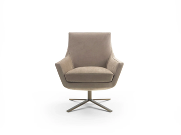 JOY - Swivel armchair with armrests by Marelli - view 3